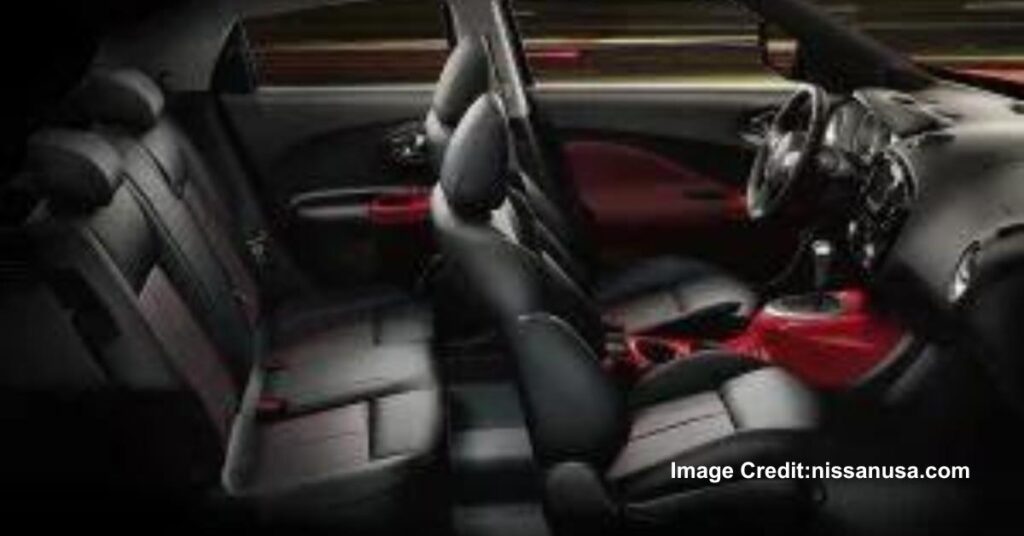 Nissan Juke_ Red & Black Leather Seats